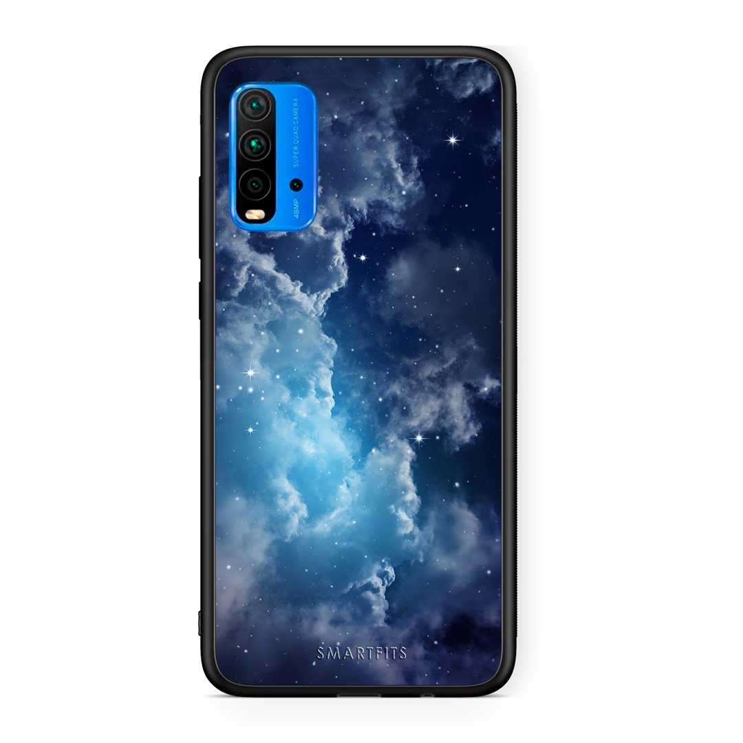 104 - Xiaomi Poco M3 Blue Sky Galaxy case, cover, bumper