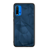 Thumbnail for 39 - Xiaomi Redmi 9T Blue Abstract Geometric case, cover, bumper