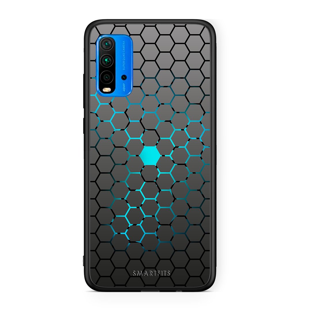 40 - Xiaomi Poco M3 Hexagonal Geometric case, cover, bumper