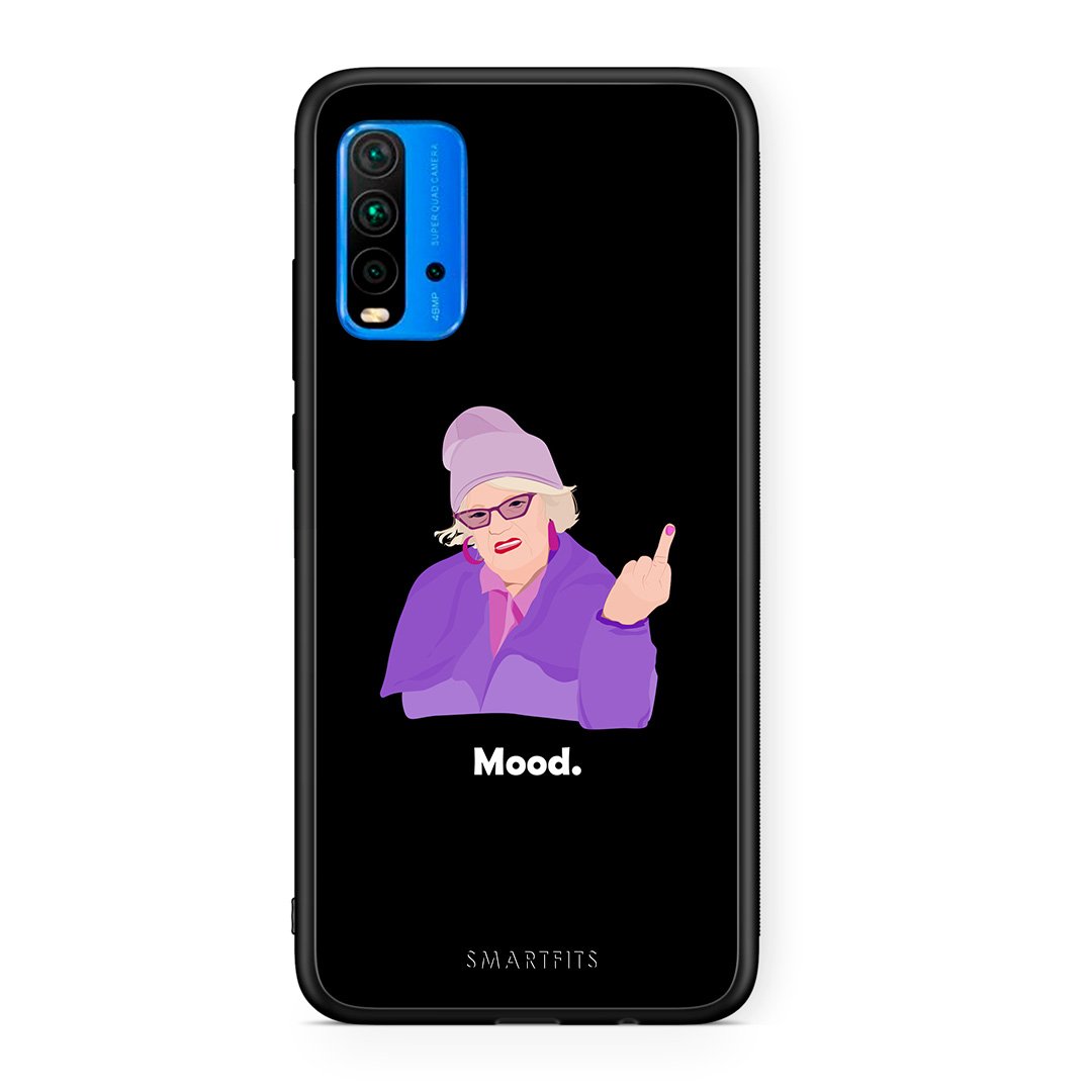 Xiaomi Poco M3 Grandma Mood Black θήκη από τη Smartfits με σχέδιο στο πίσω μέρος και μαύρο περίβλημα | Smartphone case with colorful back and black bezels by Smartfits