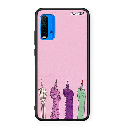 Xiaomi Redmi 9T Halloween Be A Lady Θήκη από τη Smartfits με σχέδιο στο πίσω μέρος και μαύρο περίβλημα | Smartphone case with colorful back and black bezels by Smartfits