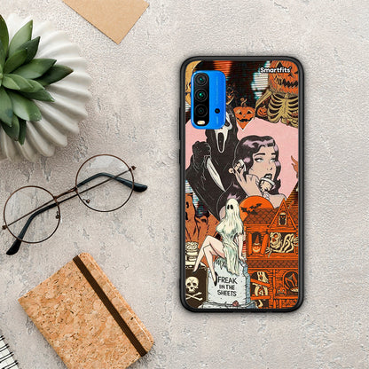 Halloween Collage - Xiaomi Redmi 9T θήκη