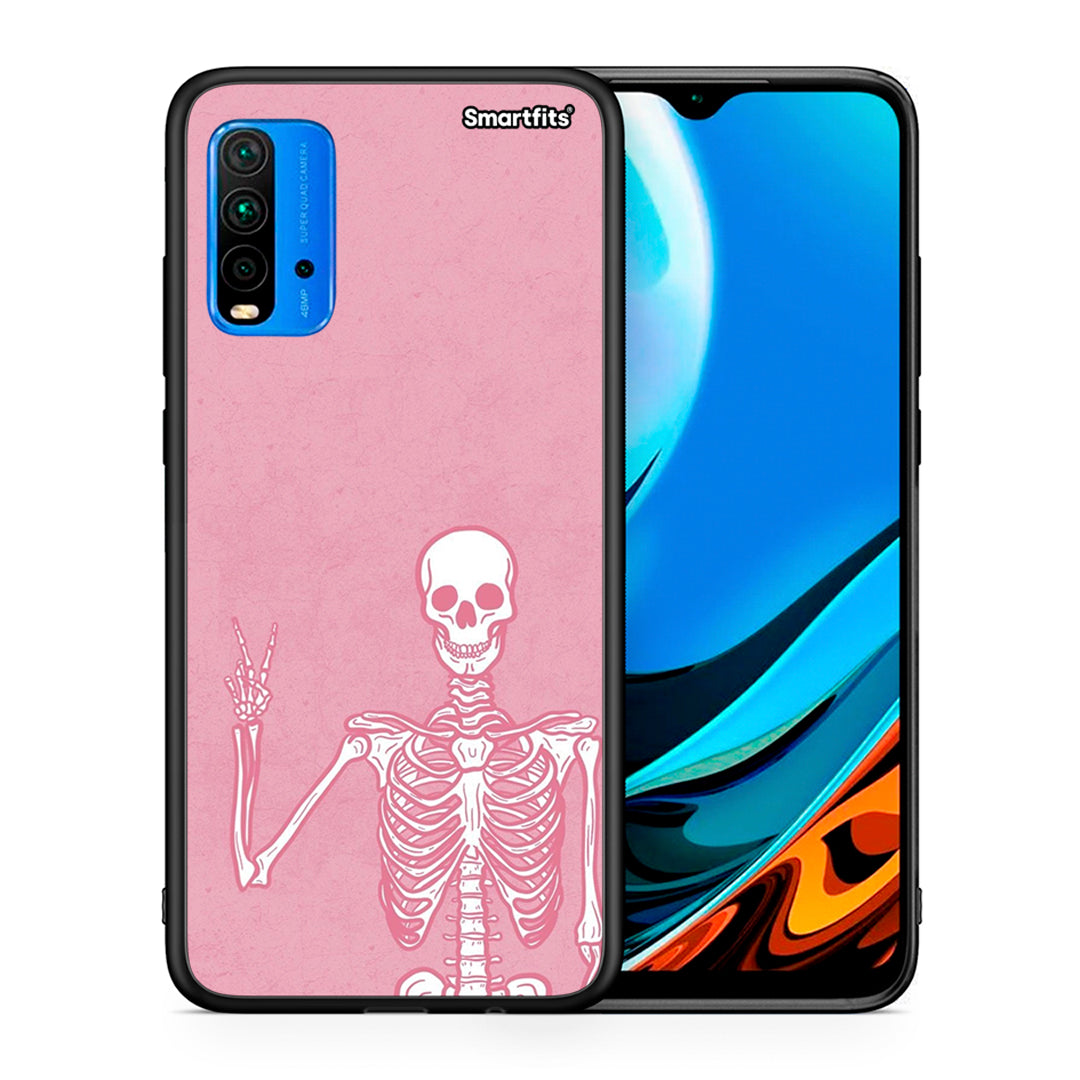 Θήκη Xiaomi Poco M3 Halloween Motivation από τη Smartfits με σχέδιο στο πίσω μέρος και μαύρο περίβλημα | Xiaomi Poco M3 Halloween Motivation case with colorful back and black bezels