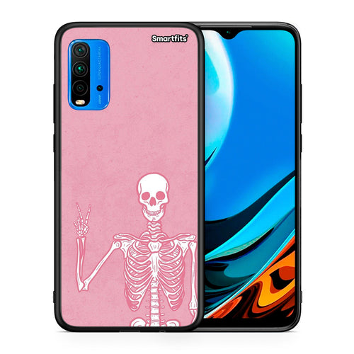 Θήκη Xiaomi Poco M3 Halloween Motivation από τη Smartfits με σχέδιο στο πίσω μέρος και μαύρο περίβλημα | Xiaomi Poco M3 Halloween Motivation case with colorful back and black bezels