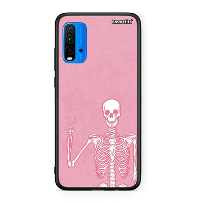 Xiaomi Redmi 9T Halloween Motivation Θήκη από τη Smartfits με σχέδιο στο πίσω μέρος και μαύρο περίβλημα | Smartphone case with colorful back and black bezels by Smartfits