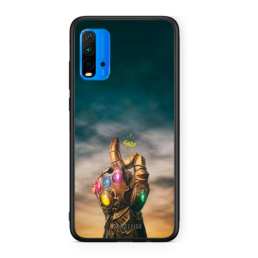 Xiaomi Redmi 9T Infinity Snap θήκη από τη Smartfits με σχέδιο στο πίσω μέρος και μαύρο περίβλημα | Smartphone case with colorful back and black bezels by Smartfits