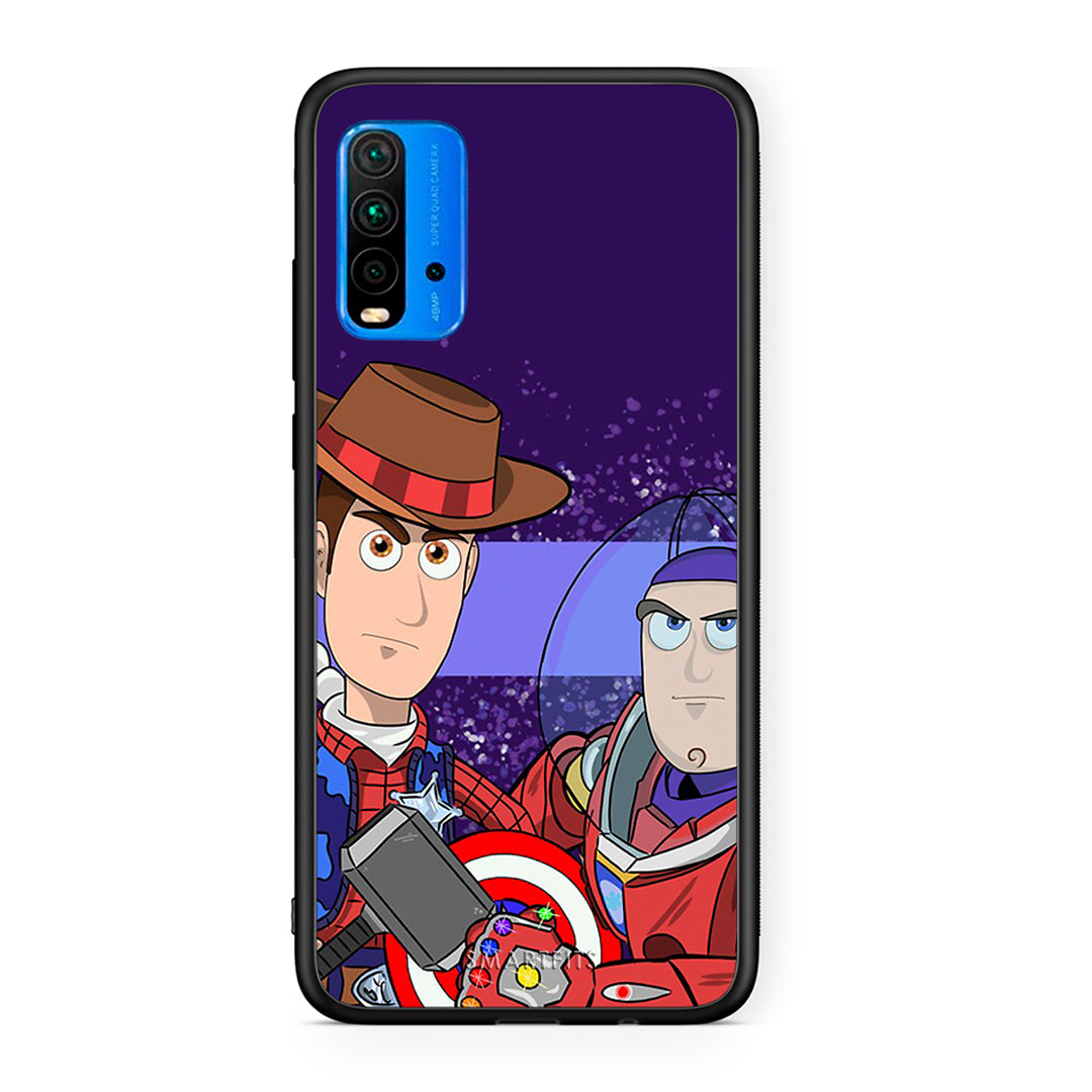 Xiaomi Redmi 9T Infinity Story θήκη από τη Smartfits με σχέδιο στο πίσω μέρος και μαύρο περίβλημα | Smartphone case with colorful back and black bezels by Smartfits