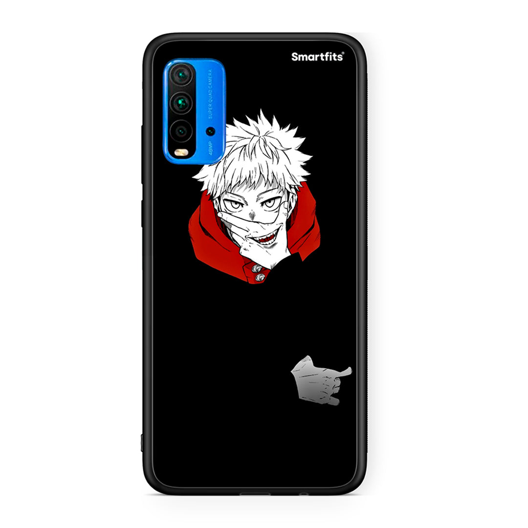 Xiaomi Poco M3 Itadori Anime θήκη από τη Smartfits με σχέδιο στο πίσω μέρος και μαύρο περίβλημα | Smartphone case with colorful back and black bezels by Smartfits