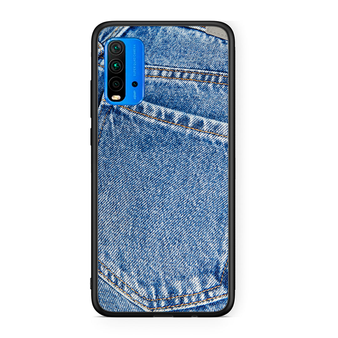 Xiaomi Redmi 9T Jeans Pocket θήκη από τη Smartfits με σχέδιο στο πίσω μέρος και μαύρο περίβλημα | Smartphone case with colorful back and black bezels by Smartfits