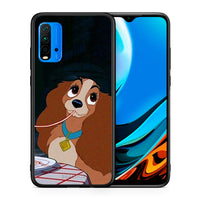 Thumbnail for Θήκη Αγίου Βαλεντίνου Xiaomi Poco M3 Lady And Tramp 2 από τη Smartfits με σχέδιο στο πίσω μέρος και μαύρο περίβλημα | Xiaomi Poco M3 Lady And Tramp 2 case with colorful back and black bezels