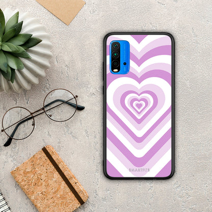Lilac Hearts - Xiaomi Redmi 9T θήκη