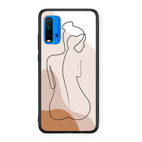 Thumbnail for Xiaomi Poco M3 LineArt Woman θήκη από τη Smartfits με σχέδιο στο πίσω μέρος και μαύρο περίβλημα | Smartphone case with colorful back and black bezels by Smartfits