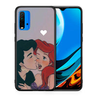 Thumbnail for Θήκη Αγίου Βαλεντίνου Xiaomi Redmi 9T Mermaid Love από τη Smartfits με σχέδιο στο πίσω μέρος και μαύρο περίβλημα | Xiaomi Redmi 9T Mermaid Love case with colorful back and black bezels