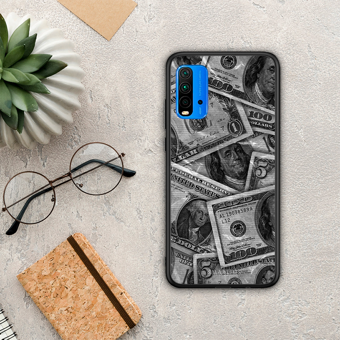 Money Dollars - Xiaomi Redmi 9T θήκη