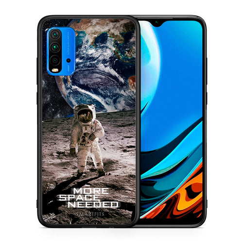 Θήκη Xiaomi Redmi 9T More Space από τη Smartfits με σχέδιο στο πίσω μέρος και μαύρο περίβλημα | Xiaomi Redmi 9T More Space case with colorful back and black bezels