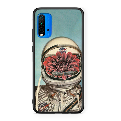 Xiaomi Redmi 9T Nasa Bloom θήκη από τη Smartfits με σχέδιο στο πίσω μέρος και μαύρο περίβλημα | Smartphone case with colorful back and black bezels by Smartfits