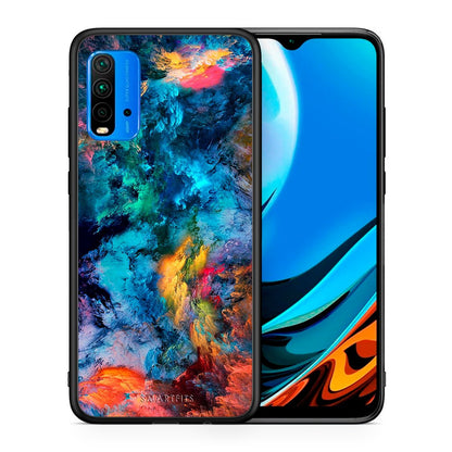 Θήκη Xiaomi Poco M3 Crayola Paint από τη Smartfits με σχέδιο στο πίσω μέρος και μαύρο περίβλημα | Xiaomi Poco M3 Crayola Paint case with colorful back and black bezels