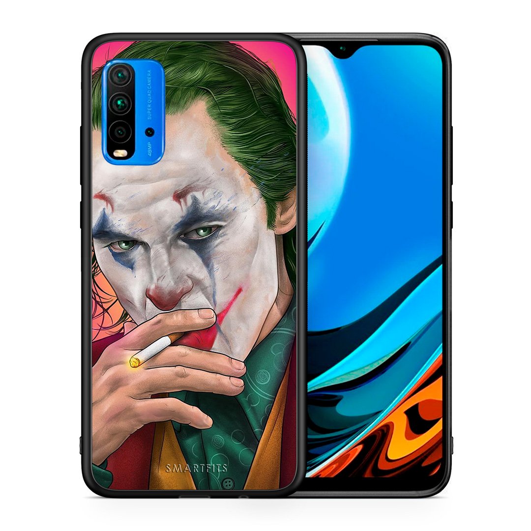 Θήκη Xiaomi Poco M3 JokesOnU PopArt από τη Smartfits με σχέδιο στο πίσω μέρος και μαύρο περίβλημα | Xiaomi Poco M3 JokesOnU PopArt case with colorful back and black bezels