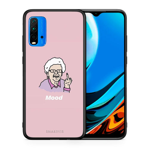 Θήκη Xiaomi Redmi 9T Mood PopArt από τη Smartfits με σχέδιο στο πίσω μέρος και μαύρο περίβλημα | Xiaomi Redmi 9T Mood PopArt case with colorful back and black bezels