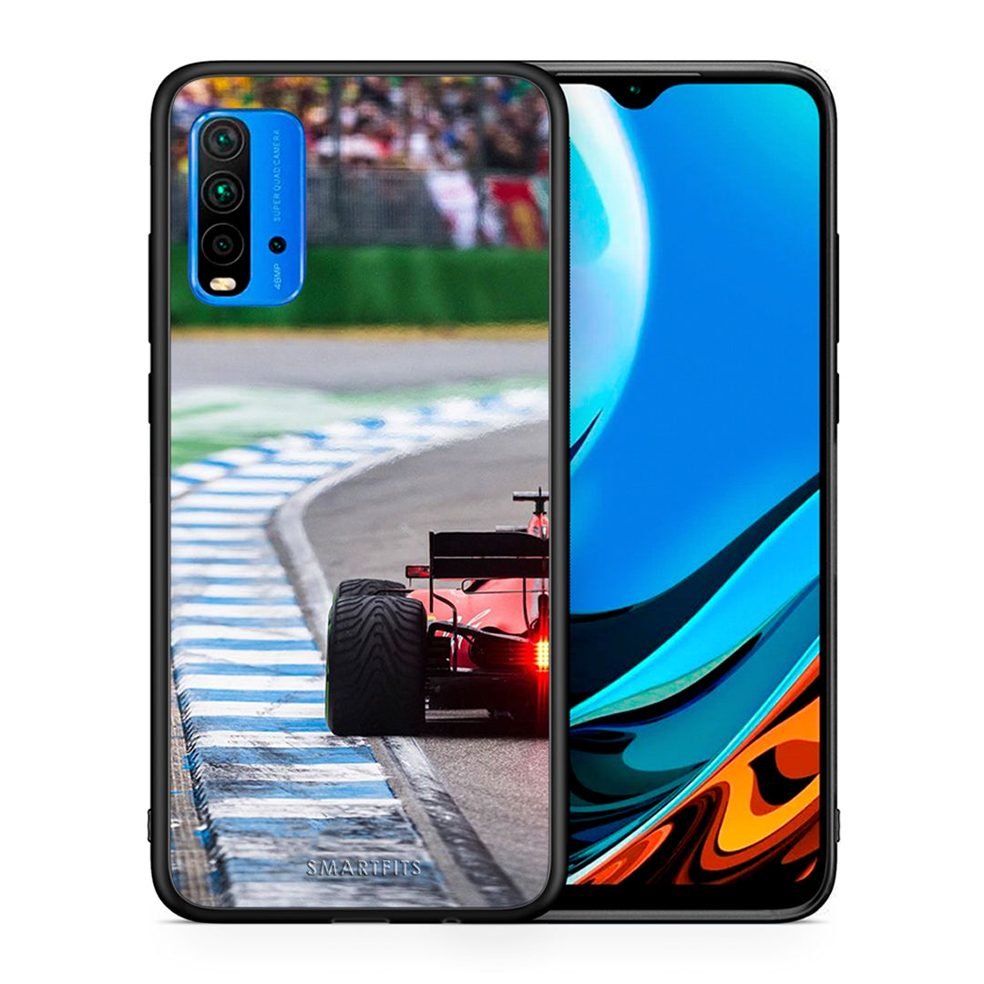 Θήκη Xiaomi Poco M3 Racing Vibes από τη Smartfits με σχέδιο στο πίσω μέρος και μαύρο περίβλημα | Xiaomi Poco M3 Racing Vibes case with colorful back and black bezels