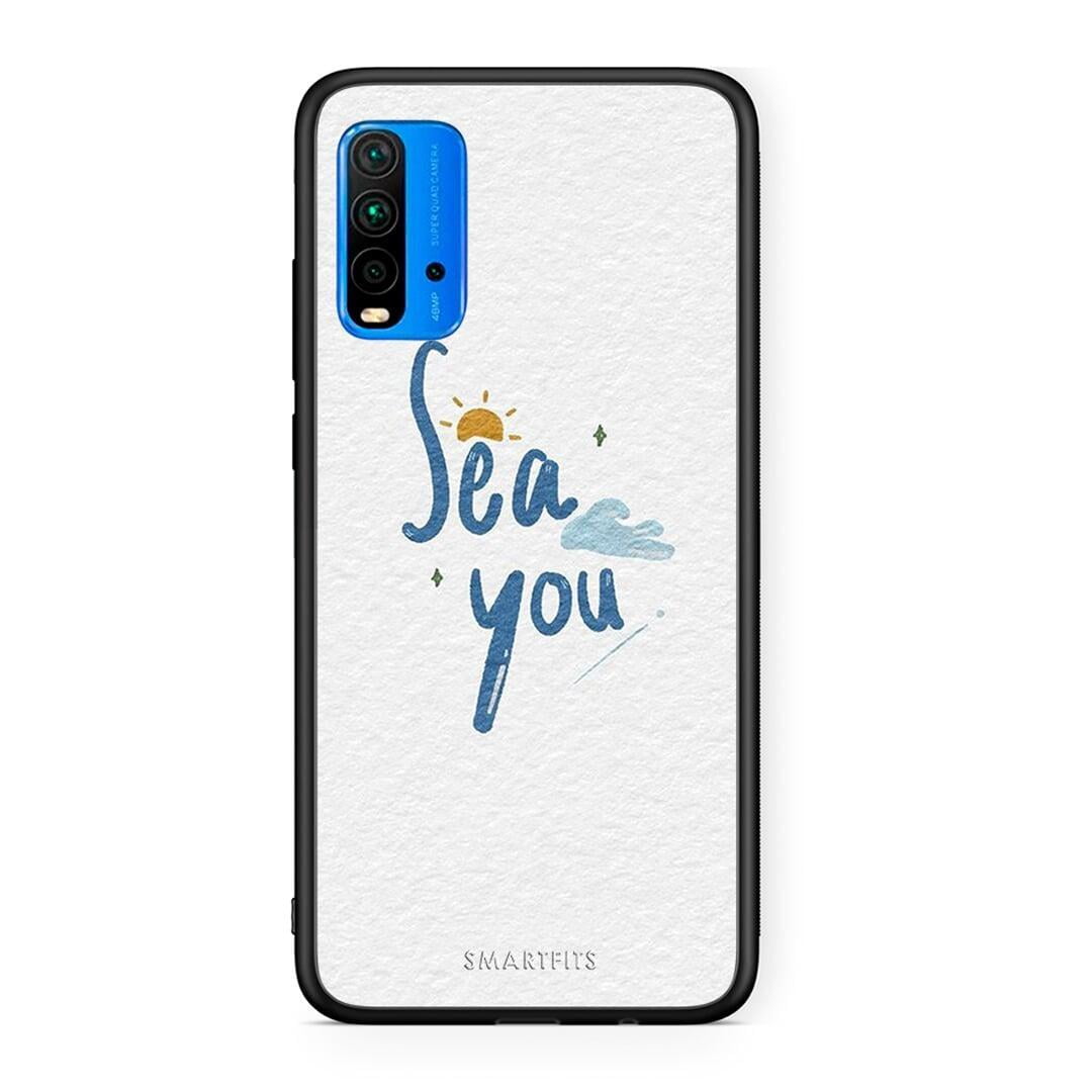 Xiaomi Redmi 9T Sea You Θήκη από τη Smartfits με σχέδιο στο πίσω μέρος και μαύρο περίβλημα | Smartphone case with colorful back and black bezels by Smartfits