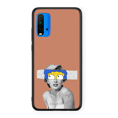 Xiaomi Redmi 9T Sim Merilyn θήκη από τη Smartfits με σχέδιο στο πίσω μέρος και μαύρο περίβλημα | Smartphone case with colorful back and black bezels by Smartfits
