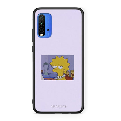 Xiaomi Redmi 9T So Happy θήκη από τη Smartfits με σχέδιο στο πίσω μέρος και μαύρο περίβλημα | Smartphone case with colorful back and black bezels by Smartfits