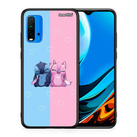 Thumbnail for Θήκη Xiaomi Redmi 9T Stitch And Angel από τη Smartfits με σχέδιο στο πίσω μέρος και μαύρο περίβλημα | Xiaomi Redmi 9T Stitch And Angel case with colorful back and black bezels