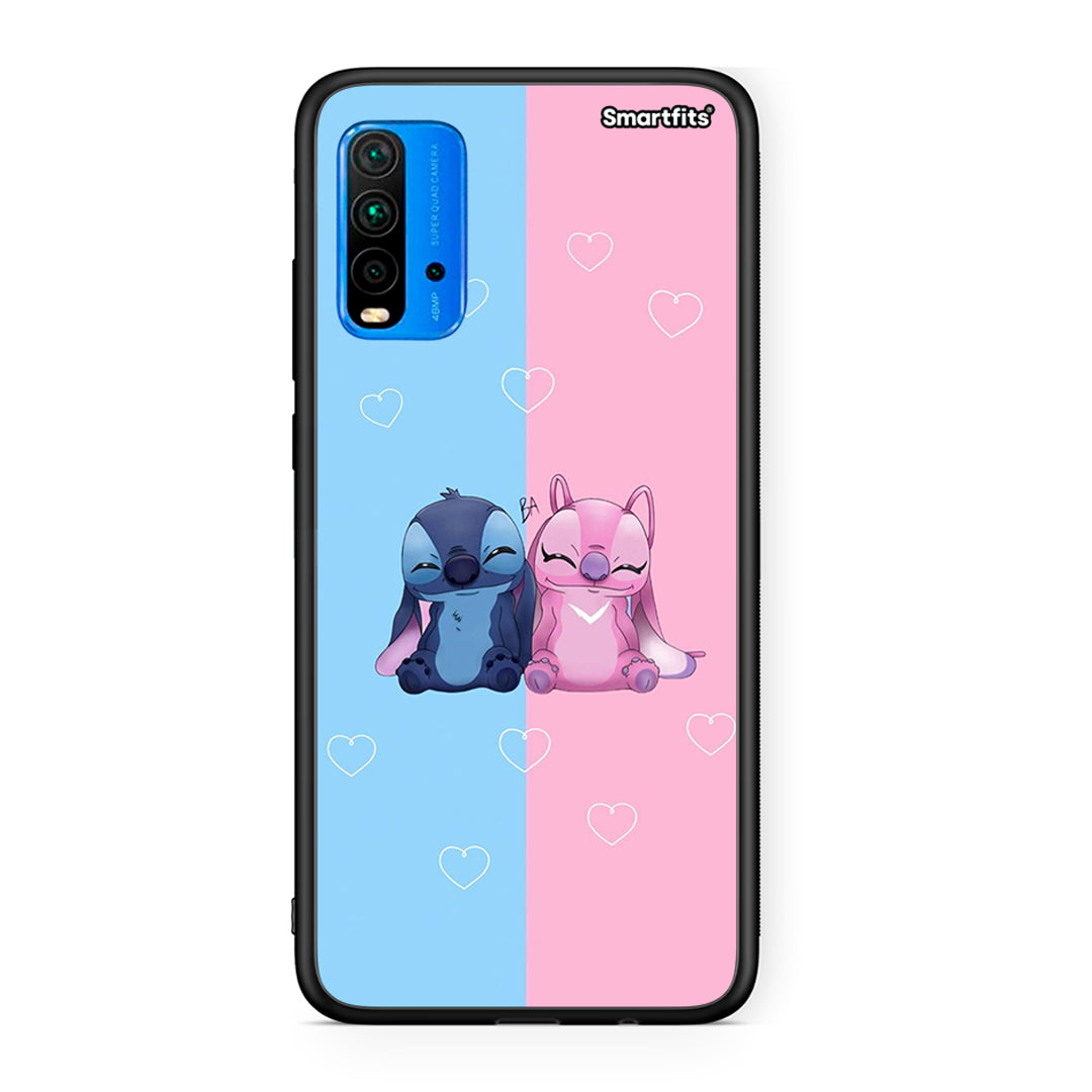 Xiaomi Poco M3 Stitch And Angel θήκη από τη Smartfits με σχέδιο στο πίσω μέρος και μαύρο περίβλημα | Smartphone case with colorful back and black bezels by Smartfits