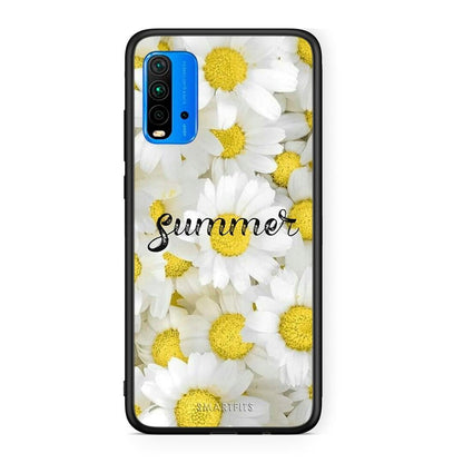 Xiaomi Poco M3 Summer Daisies Θήκη από τη Smartfits με σχέδιο στο πίσω μέρος και μαύρο περίβλημα | Smartphone case with colorful back and black bezels by Smartfits