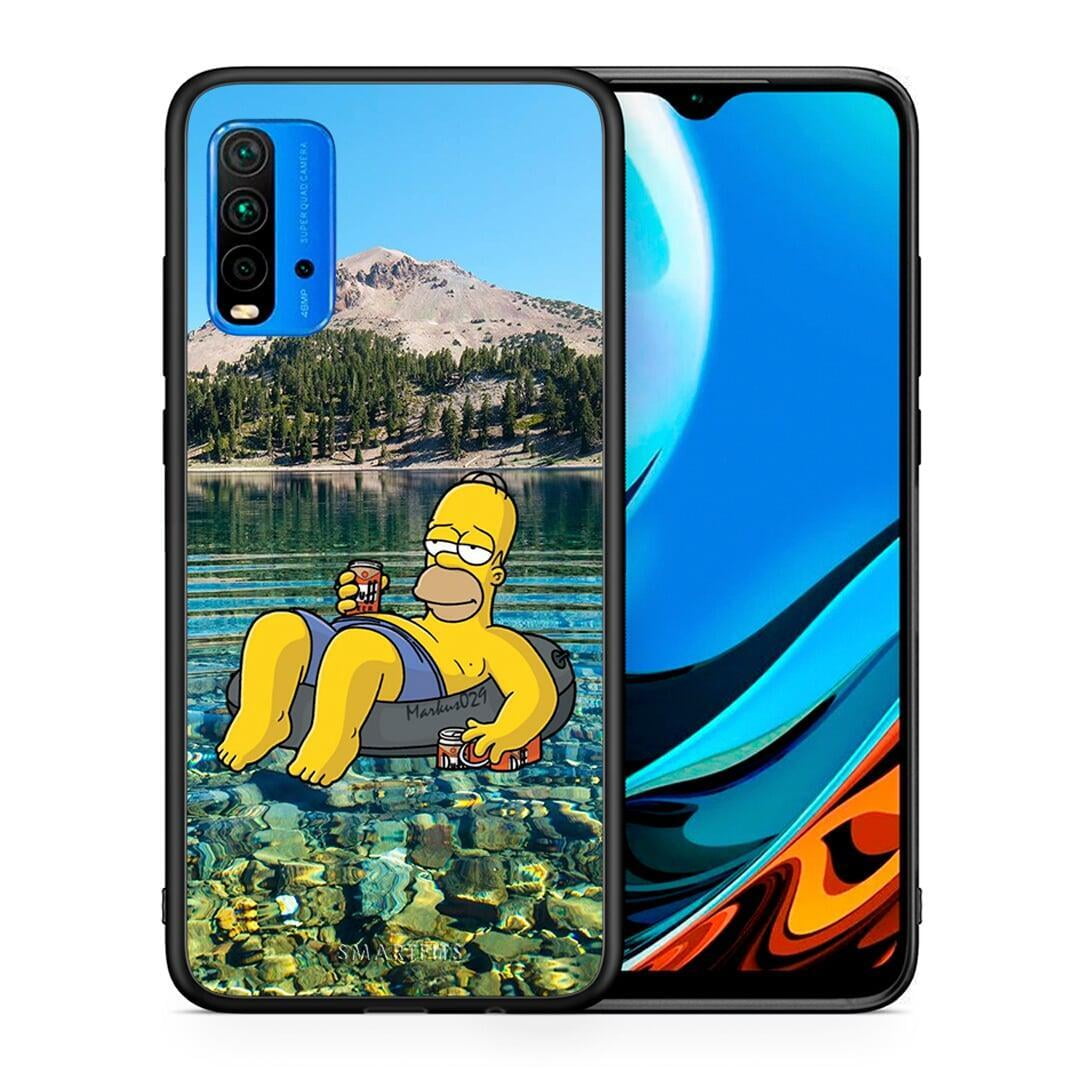 Θήκη Xiaomi Poco M3 Summer Happiness από τη Smartfits με σχέδιο στο πίσω μέρος και μαύρο περίβλημα | Xiaomi Poco M3 Summer Happiness case with colorful back and black bezels