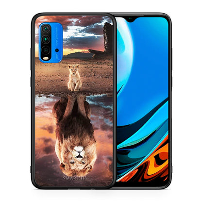 Θήκη Αγίου Βαλεντίνου Xiaomi Redmi 9T Sunset Dreams από τη Smartfits με σχέδιο στο πίσω μέρος και μαύρο περίβλημα | Xiaomi Redmi 9T Sunset Dreams case with colorful back and black bezels