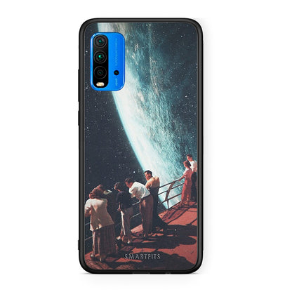 Xiaomi Redmi 9T Surreal View θήκη από τη Smartfits με σχέδιο στο πίσω μέρος και μαύρο περίβλημα | Smartphone case with colorful back and black bezels by Smartfits