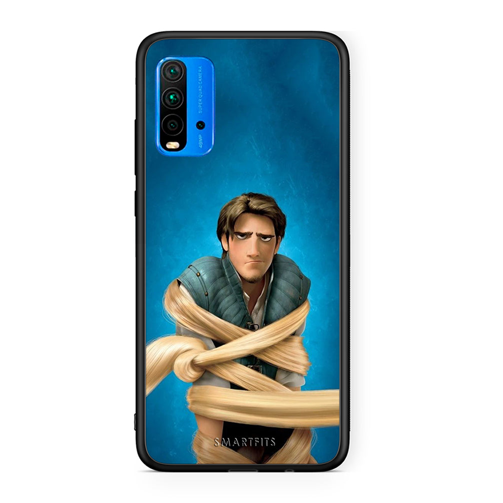 Xiaomi Poco M3 Tangled 1 Θήκη Αγίου Βαλεντίνου από τη Smartfits με σχέδιο στο πίσω μέρος και μαύρο περίβλημα | Smartphone case with colorful back and black bezels by Smartfits