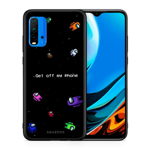Θήκη Xiaomi Redmi 9T AFK Text από τη Smartfits με σχέδιο στο πίσω μέρος και μαύρο περίβλημα | Xiaomi Redmi 9T AFK Text case with colorful back and black bezels