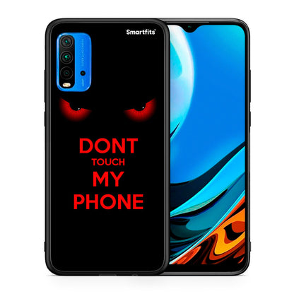 Θήκη Xiaomi Redmi 9T Touch My Phone από τη Smartfits με σχέδιο στο πίσω μέρος και μαύρο περίβλημα | Xiaomi Redmi 9T Touch My Phone case with colorful back and black bezels