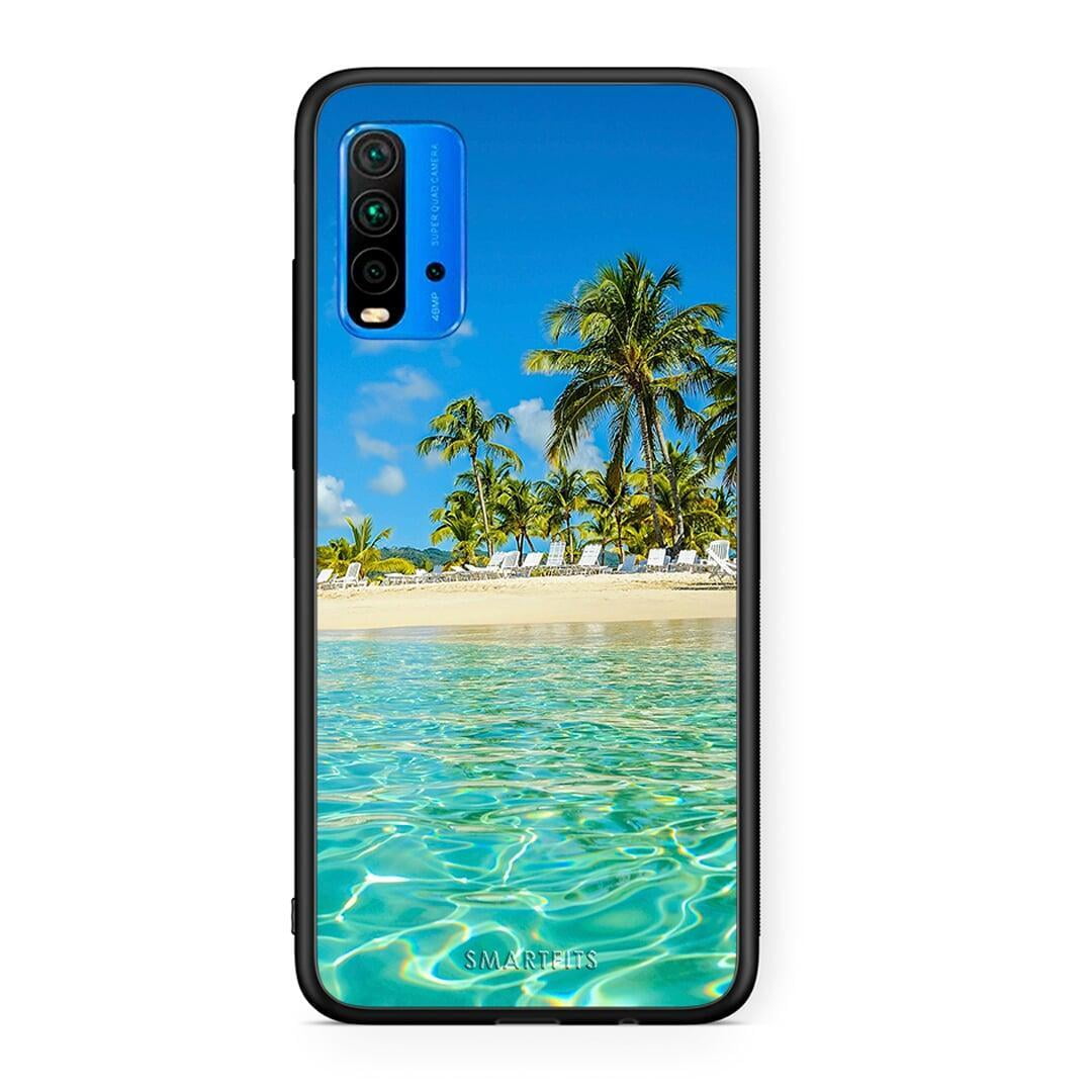 Xiaomi Poco M3 Tropical Vibes Θήκη από τη Smartfits με σχέδιο στο πίσω μέρος και μαύρο περίβλημα | Smartphone case with colorful back and black bezels by Smartfits