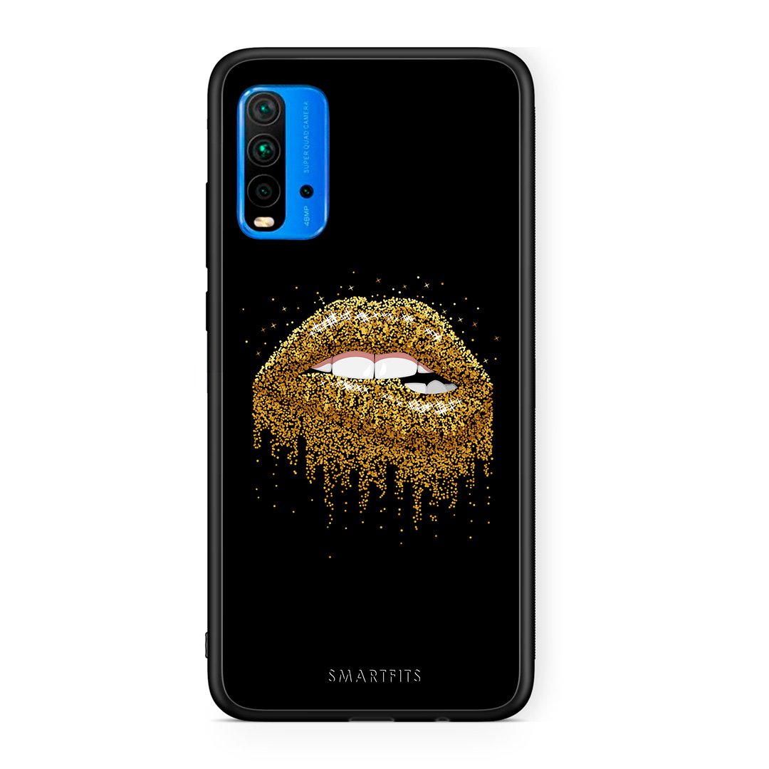 4 - Xiaomi Redmi 9T Golden Valentine case, cover, bumper