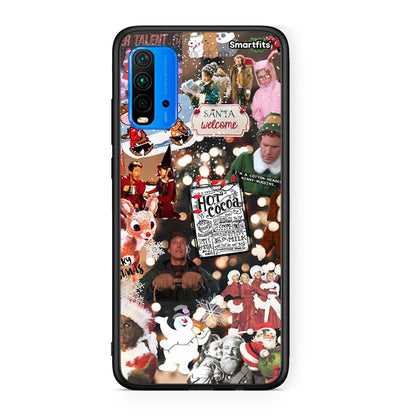 Xiaomi Redmi 9T Xmas Movies θήκη από τη Smartfits με σχέδιο στο πίσω μέρος και μαύρο περίβλημα | Smartphone case with colorful back and black bezels by Smartfits