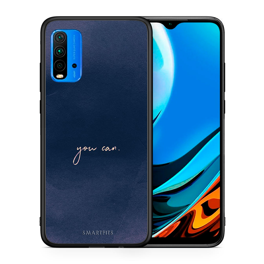Θήκη Xiaomi Poco M3 You Can από τη Smartfits με σχέδιο στο πίσω μέρος και μαύρο περίβλημα | Xiaomi Poco M3 You Can case with colorful back and black bezels