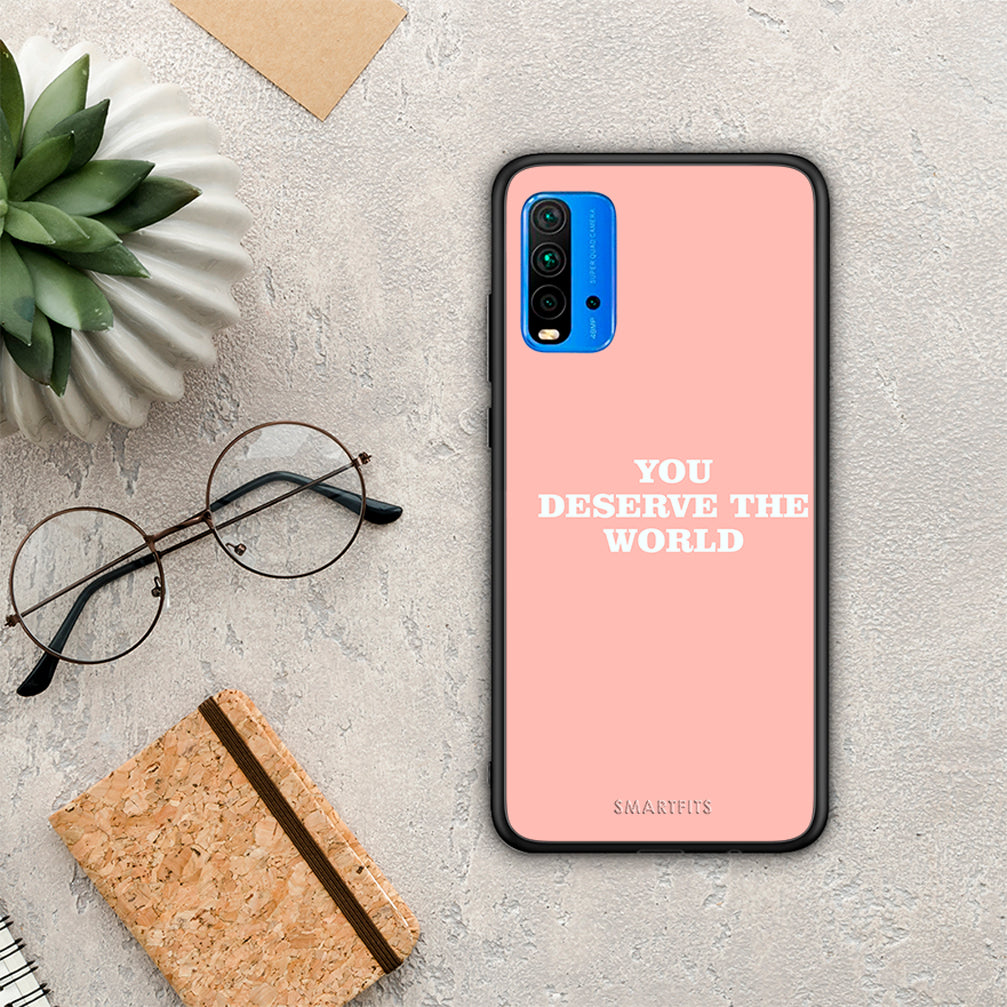 You Deserve The World - Xiaomi Poco M3 θήκη