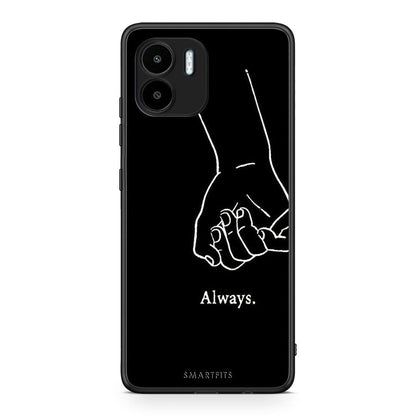 Θήκη Xiaomi Redmi A1 / A2 Always & Forever 1 από τη Smartfits με σχέδιο στο πίσω μέρος και μαύρο περίβλημα | Xiaomi Redmi A1 / A2 Always & Forever 1 Case with Colorful Back and Black Bezels