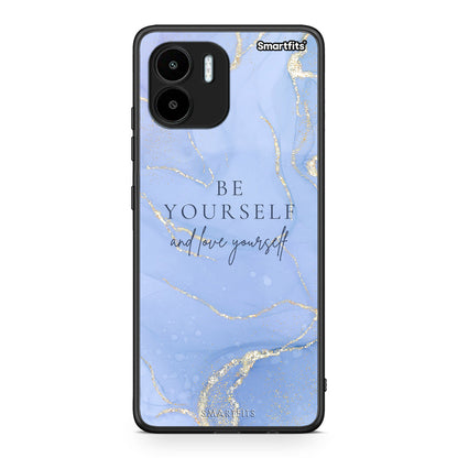 Θήκη Xiaomi Redmi A1 / A2 Be Yourself από τη Smartfits με σχέδιο στο πίσω μέρος και μαύρο περίβλημα | Xiaomi Redmi A1 / A2 Be Yourself Case with Colorful Back and Black Bezels