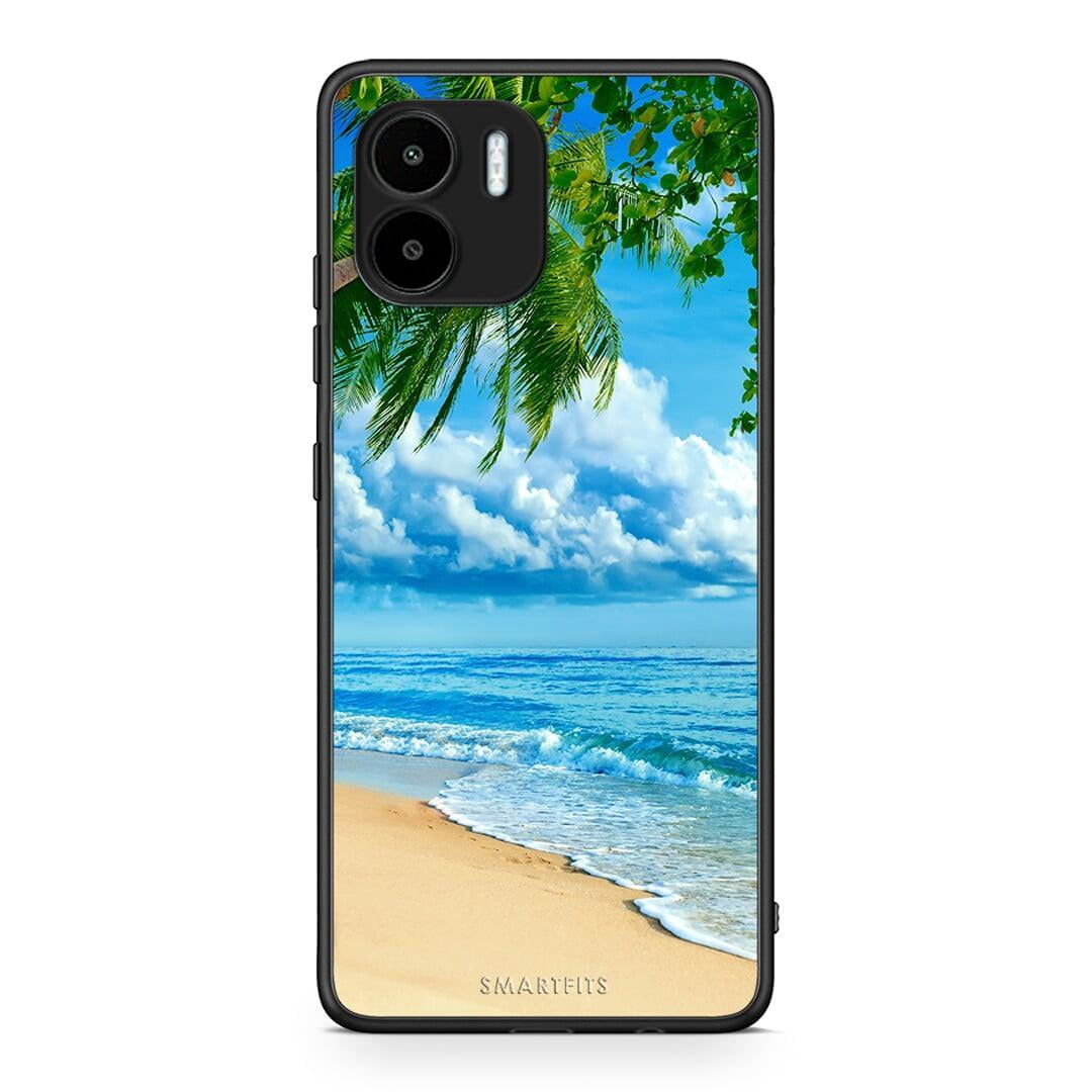 Θήκη Xiaomi Redmi A1 / A2 Beautiful Beach από τη Smartfits με σχέδιο στο πίσω μέρος και μαύρο περίβλημα | Xiaomi Redmi A1 / A2 Beautiful Beach Case with Colorful Back and Black Bezels