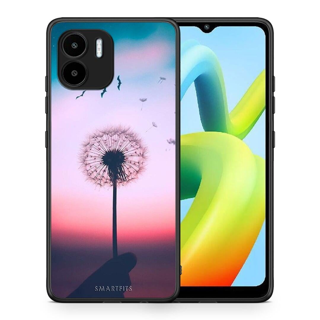 Θήκη Xiaomi Redmi A1 / A2 Boho Wish από τη Smartfits με σχέδιο στο πίσω μέρος και μαύρο περίβλημα | Xiaomi Redmi A1 / A2 Boho Wish Case with Colorful Back and Black Bezels