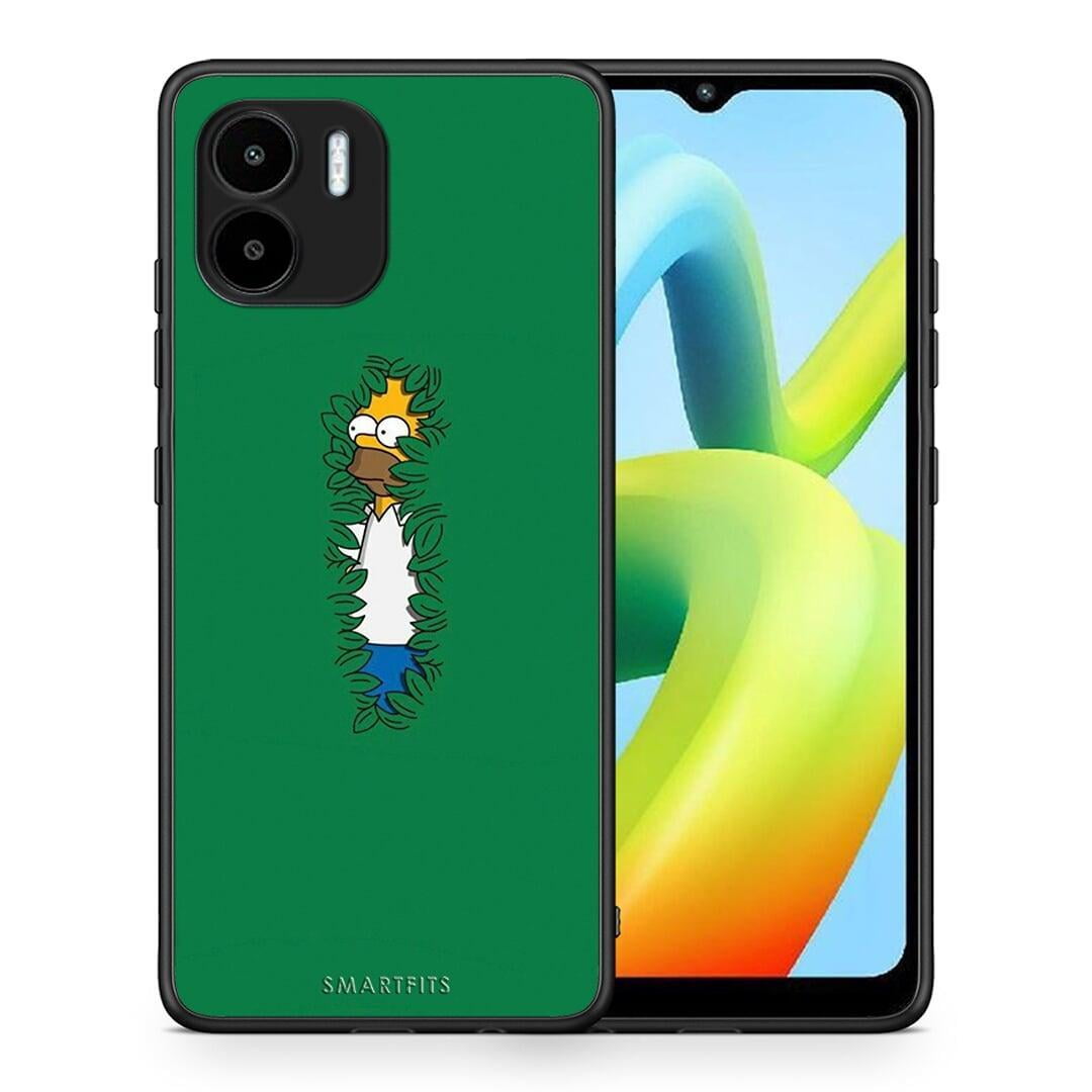 Θήκη Xiaomi Redmi A1 / A2 Bush Man από τη Smartfits με σχέδιο στο πίσω μέρος και μαύρο περίβλημα | Xiaomi Redmi A1 / A2 Bush Man Case with Colorful Back and Black Bezels