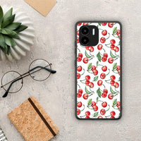 Thumbnail for Θήκη Xiaomi Redmi A1 / A2 Cherry Summer από τη Smartfits με σχέδιο στο πίσω μέρος και μαύρο περίβλημα | Xiaomi Redmi A1 / A2 Cherry Summer Case with Colorful Back and Black Bezels
