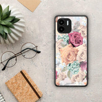 Thumbnail for Θήκη Xiaomi Redmi A1 / A2 Floral Bouquet από τη Smartfits με σχέδιο στο πίσω μέρος και μαύρο περίβλημα | Xiaomi Redmi A1 / A2 Floral Bouquet Case with Colorful Back and Black Bezels