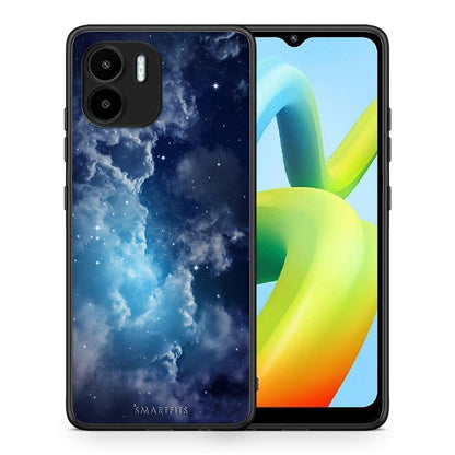 Θήκη Xiaomi Redmi A1 / A2 Galactic Blue Sky από τη Smartfits με σχέδιο στο πίσω μέρος και μαύρο περίβλημα | Xiaomi Redmi A1 / A2 Galactic Blue Sky Case with Colorful Back and Black Bezels