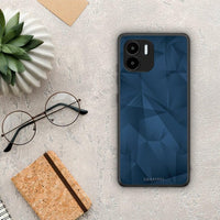 Thumbnail for Θήκη Xiaomi Redmi A1 / A2 Geometric Blue Abstract από τη Smartfits με σχέδιο στο πίσω μέρος και μαύρο περίβλημα | Xiaomi Redmi A1 / A2 Geometric Blue Abstract Case with Colorful Back and Black Bezels